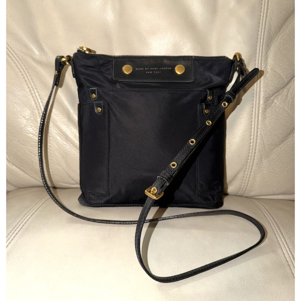 MARC by Marc Jacobs Crossbody Bag Nylon Preppy Sia Black Purse